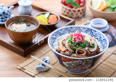 Tokachi Obihiro specialty: Pork kalbi rice bowl (stamina pork rice bowl) 118052240