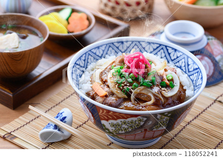 Tokachi Obihiro specialty: Pork kalbi rice bowl (stamina pork rice bowl) 118052241