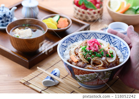 Tokachi Obihiro specialty: Pork kalbi rice bowl (stamina pork rice bowl) 118052242