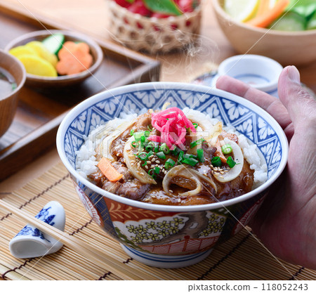 Tokachi Obihiro specialty: Pork kalbi rice bowl (stamina pork rice bowl) 118052243