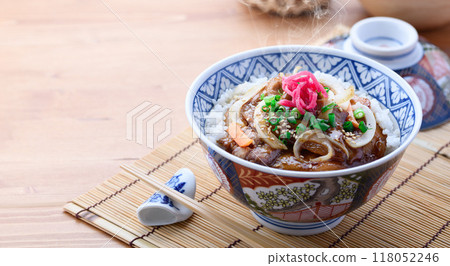 Tokachi Obihiro specialty: Pork kalbi rice bowl (stamina pork rice bowl) 118052246