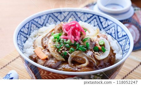 Tokachi Obihiro specialty: Pork kalbi rice bowl (stamina pork rice bowl) 118052247