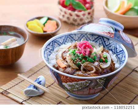 Tokachi Obihiro specialty: Pork kalbi rice bowl (stamina pork rice bowl) 118052251