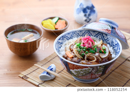 Tokachi Obihiro specialty: Pork kalbi rice bowl (stamina pork rice bowl) 118052254