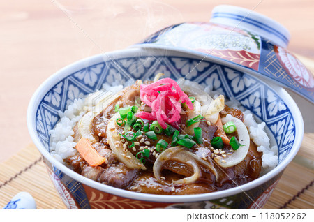 Tokachi Obihiro specialty: Pork kalbi rice bowl (stamina pork rice bowl) 118052262