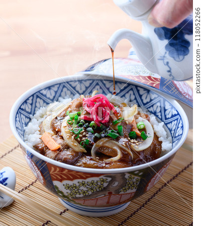 Tokachi Obihiro specialty: Pork kalbi rice bowl (stamina pork rice bowl) 118052266