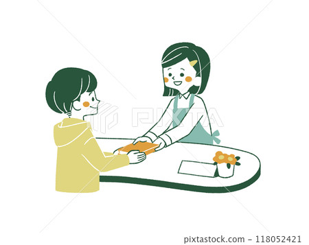 Library reception counter - 4 colors 118052421