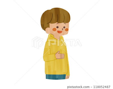Smiling man talking - Gash Smiling man talking - Gash 118052487