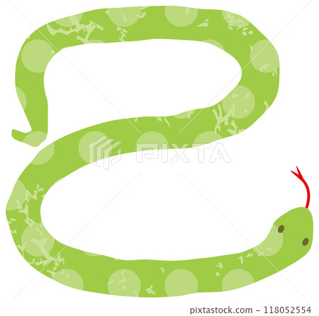 Cute snake illustration (Year of the Snake) 118052554