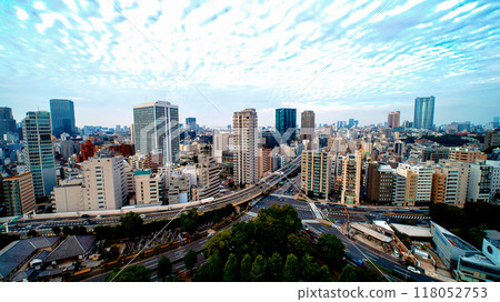 Skyscrapers in Minato, Tokyo Japan 118052753