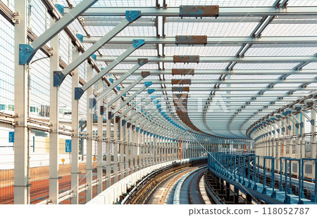 View of Tokyo from the automated monorail 118052787