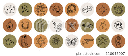 Wild west sticker pack Wild west sticker pack 118052907