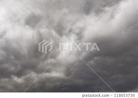 Dark stormy sky  118053730