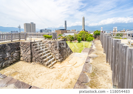 甲府城天守台 甲府城天守台的所在地，保留著當初建造時的樣貌。 118054483