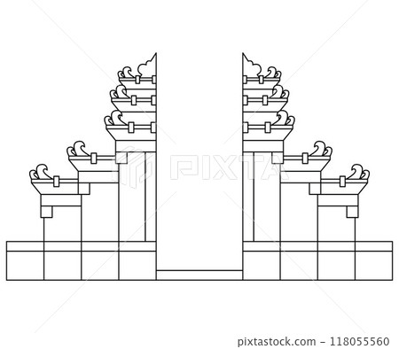 Bali Tirtagangga Lempuyang temple fate Indonesia culture heritage tourist destination place ancient monument sacred holy Hinduism building design 118055560
