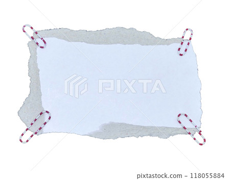 torn paper isolated on white background torn paper isolated on white background 118055884