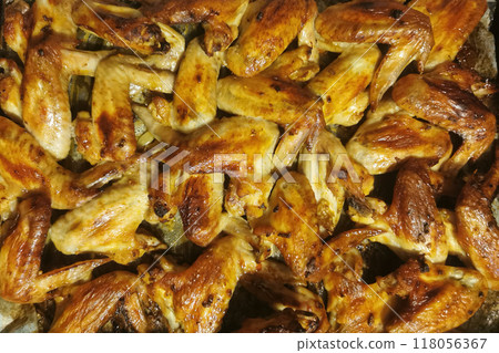 grilled chicken wings grilled chicken wings 118056367