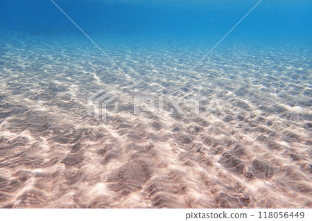 sea sand annd water from the makadi bay 118056449