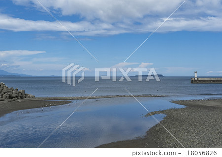 Sagami Bay as seen from the Ito coastline Sagami Bay as seen from the Ito coastline 118056826