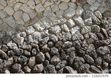 老街景石牆細部素材照片 118057070