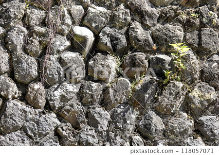 老街景石牆細部素材照片 118057071