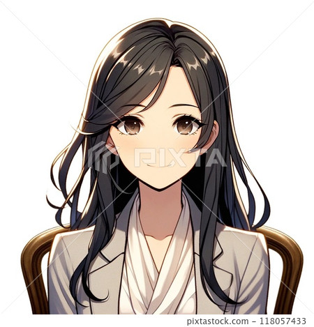 穿西裝的女人的圖標 2409-001 118057433