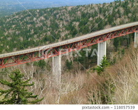 松見大橋橫跨三國嶺的樹海 松見大橋橫跨三國嶺的樹海 118057539