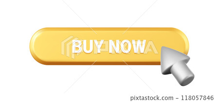 3D buy now golden button. 118057846