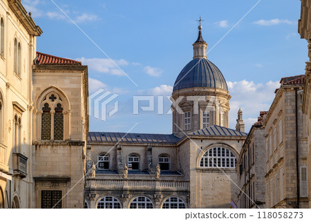 Roman Catholic Cathedral of the Assumption of the Virgin Mary in Old town Dubrovnik, Croatia Roman Catholic Cathedral of the Assumption of the Virgin Mary in Old town Dubrovnik, Croatia 118058273