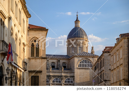Roman Catholic Cathedral of the Assumption of the Virgin Mary in Old town Dubrovnik, Croatia 118058274