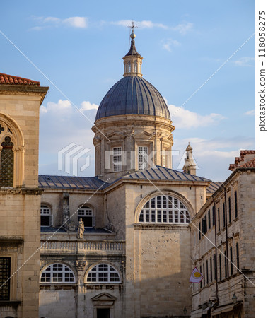 Roman Catholic Cathedral of the Assumption of the Virgin Mary in Old town Dubrovnik, Croatia Roman Catholic Cathedral of the Assumption of the Virgin Mary in Old town Dubrovnik, Croatia 118058275
