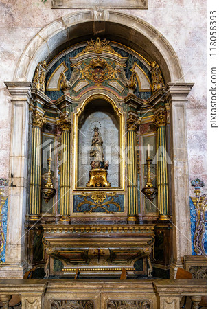 Interior of Igreja de Sao Juliao, St. Julian's Church in Setubal Interior of Igreja de Sao Juliao, St. Julian's Church in Setubal 118058393