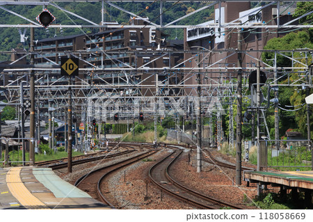 東海道本線山崎站內 東海道本線山崎站內 118058669