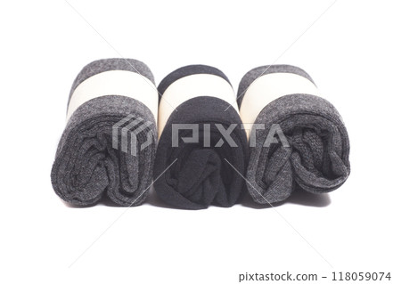 man's socks, isolated on white 118059074