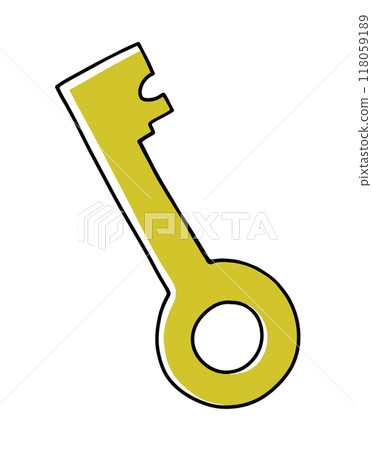 寬鬆簡約的鑰匙,純色 寬鬆簡約的鑰匙,純色 118059189