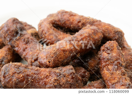 Close-up of brown sugar karinto Close-up of brown sugar karinto 118060099