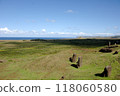 Moai overlooking the sea 118060580