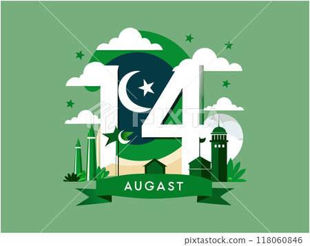 Happy Independence Day 14 August Pakistan Happy Independence Day 14 August Pakistan 118060846