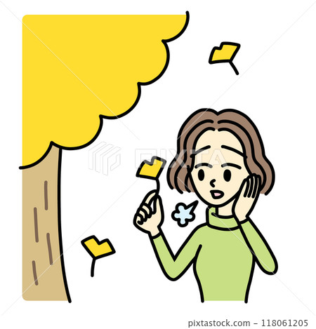 樹下沉思的女人 樹下沉思的女人 118061205