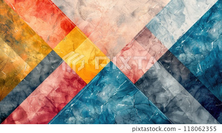 Abstract colorful geometric pattern with various shades and textures. Abstract colorful geometric pattern with various shades and textures. 118062355