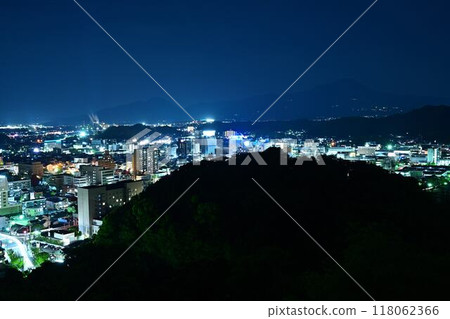 從米子城遺址看到的夜景 從米子城遺址看到的夜景 118062366