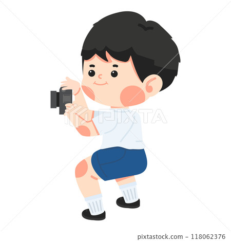 Photographer Kid taking a photo 118062376