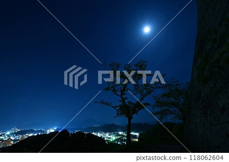 從米子城遺址看到的夜景 從米子城遺址看到的夜景 118062604