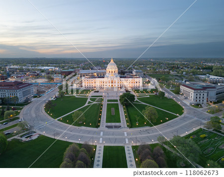St. Paul, Minnesota, USA with the Capitol Building 118062673