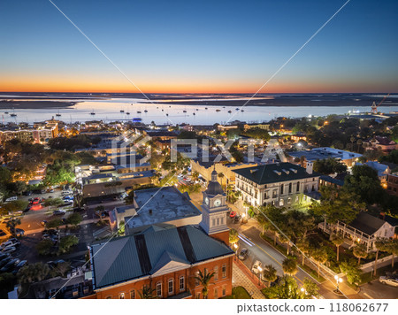 Fernandina Beach, Florida, USA Historic Downtown 118062677