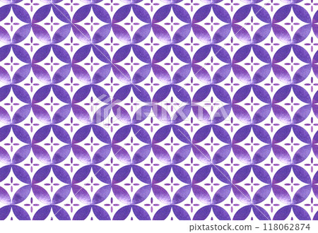 水彩日本圖案景泰藍 118062874