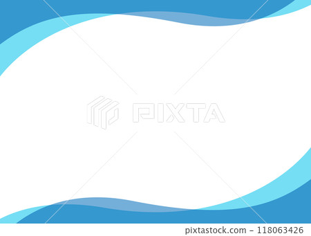 Simple design curved frame 118063426