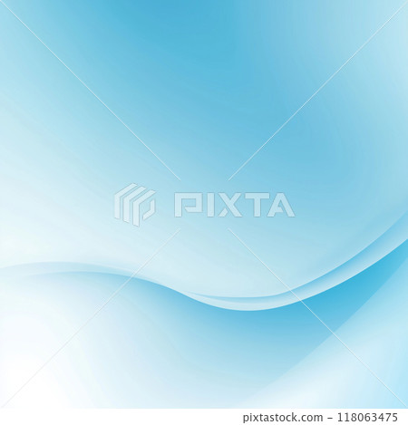 Smooth and transparent blue wave illustration Smooth and transparent blue wave illustration 118063475