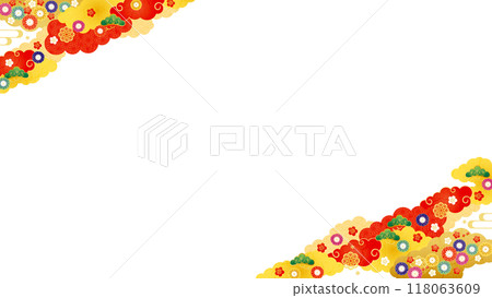 Background material-Early spring frame 9-4 118063609