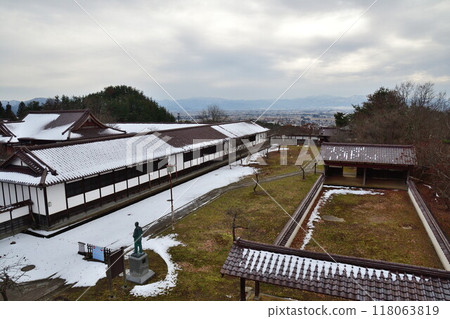 View from the observatory at the Aizu Domain School Nisshinkan (Fukushima Prefecture) 118063819
